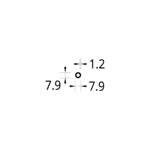 TUBO CIRCULAR (5/16)” (7.9) mm. ESPESOR 1.2 mm.