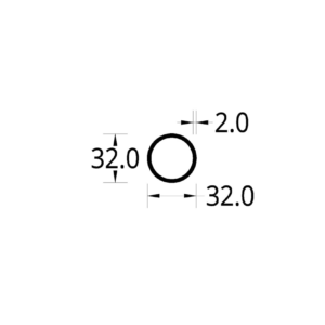 TUBO CIRCULAR (1 1/4)” (32) mm ESPESOR 2 mm.