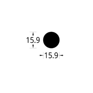 BARRA CIRCULAR (5/8)”  (15.9) mm.