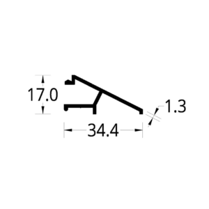 PISADOR P.C. 2025/8025 (34.4 X 17) mm.