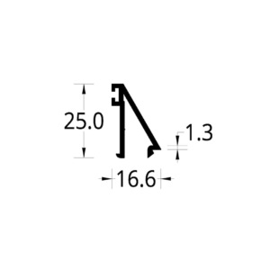 PISAVIDRIO PLANO V. TERMO ACUSTICA (16.6 X 25) mm.