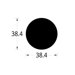 BARRA CIRCULAR (1 1/2)”  (38.4) mm.