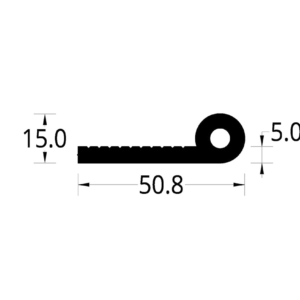 BISAGRA TUBULAR (50.8 X 15) mm.