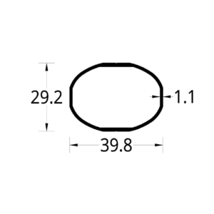 MALAYO PEQUENO (39.8 X 29.2) mm.