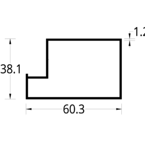 PEINAZO PEQUEÑO (60.3 X 38.1) mm.