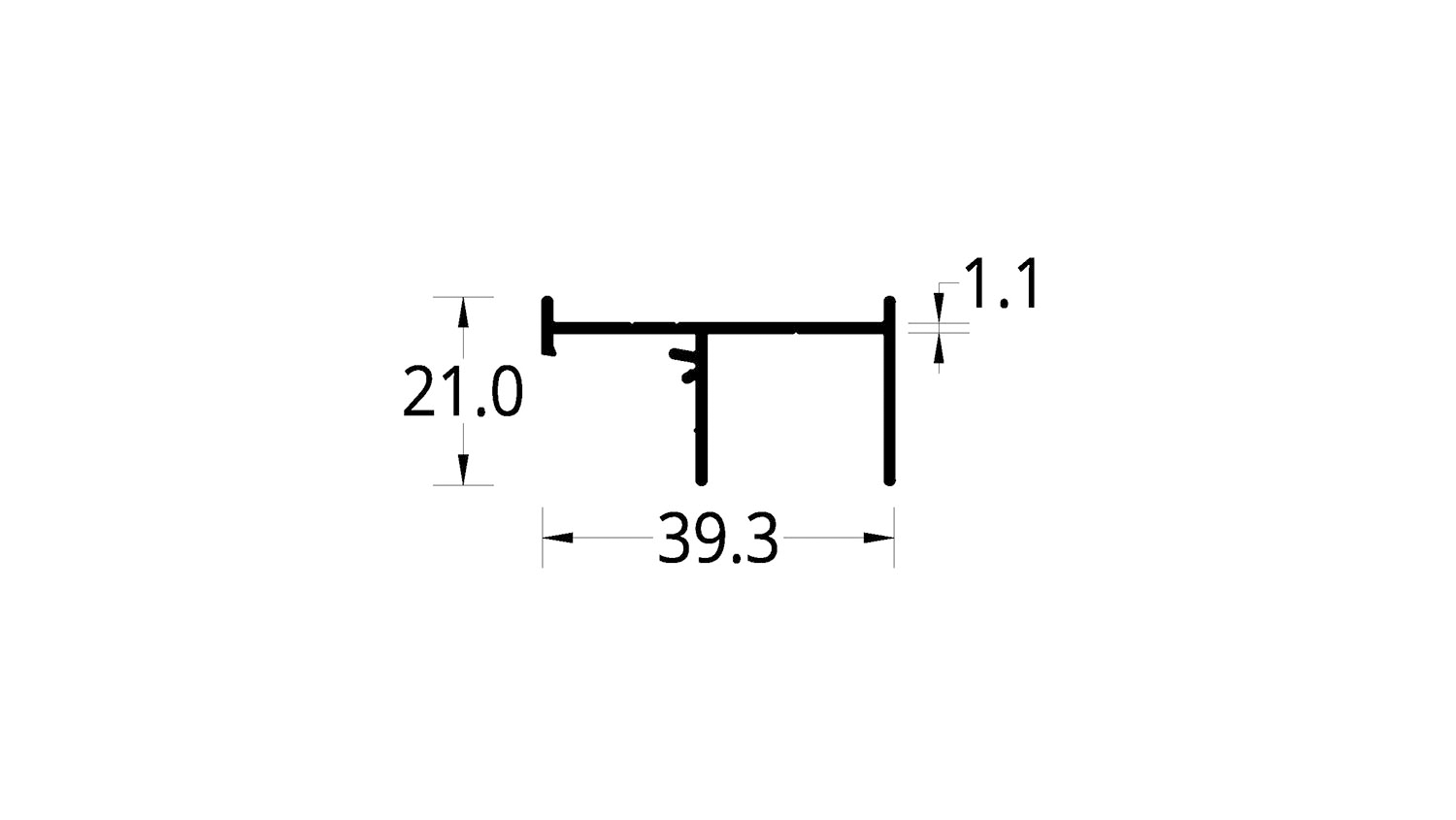 CABEZAL ASTRAL 1.6 (39.3 X 21) mm.