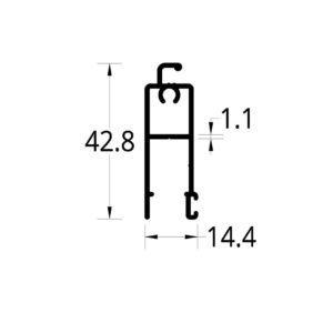 PERIMETRAL ANJEO (14.4 X 42.8) mm.