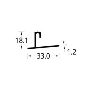 GUIA SIMPLE COLOSAL 2.6 (33 X 25) mm.