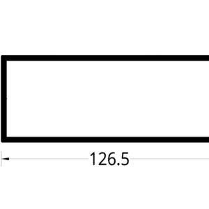TUBULAR (5 X 2)” (126.5 X 50.8) mm. ESPESOR 3 mm.