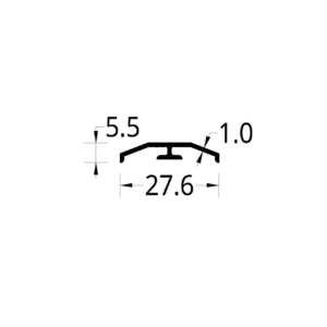 RETICULA SISTEMA INGLES (27.6 X 5.5) mm.