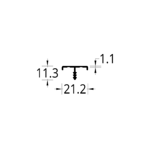 CANTO PARA MUEBLE DE COCINA (21.2 X 11.3) mm.