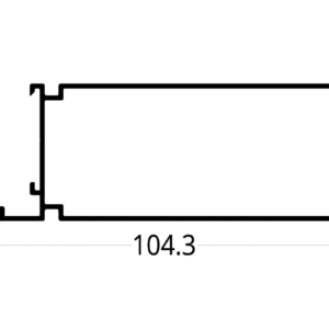 TUBULAR CON ADAPTADOR VP 3831 (3 X 1 ½)” (104.3 X 38) mm.
