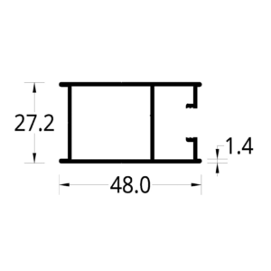 TRASLAPE P.C. 2025/8025 (48 X 27.2) mm.