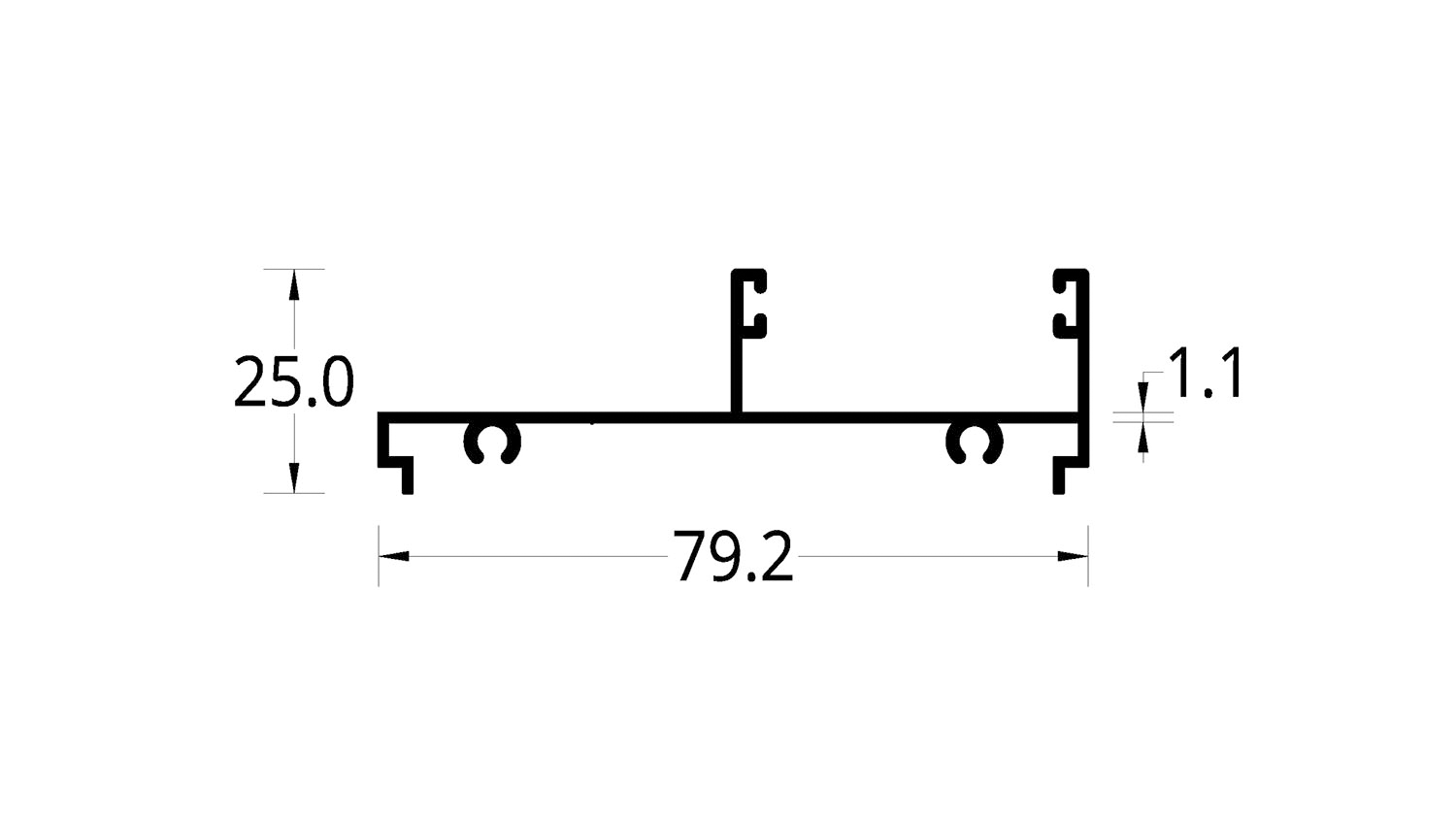 JAMBA P.C. 2025/8025 (79.2 X 25) mm.