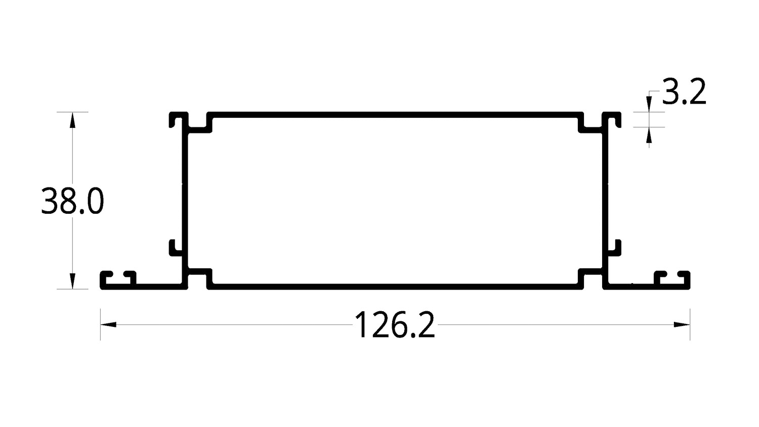 TUBULAR CON DOBLE ADAPTADOR VP 3831 (3 X 1 ½)” (126.2 X 38)mm.