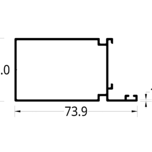 TUBULAR CON ADAPTADOR VP 3831 (2 X 1 ½)” (73.9 X 38) mm.