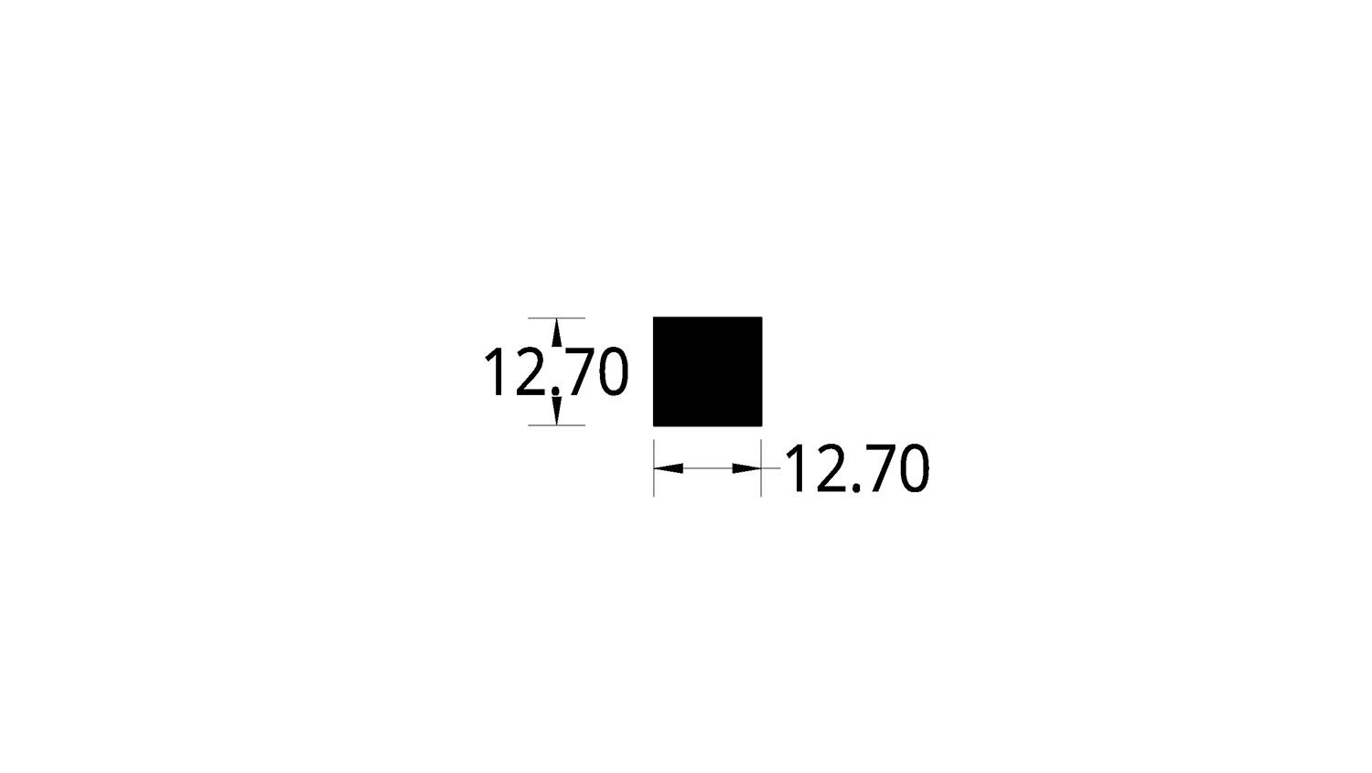 BARRA CUADRADA(1/2)” (12.7) mm.