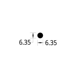 BARRA CIRCULAR (1/4)”  (6.35) mm.